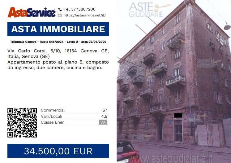appartamento in vendita a Genova in zona Sestri Ponente
