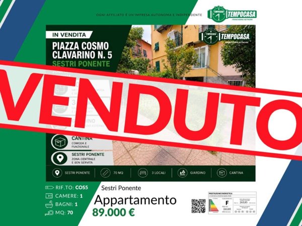 appartamento in vendita a Genova in zona Sestri Ponente