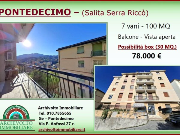 appartamento in vendita a Genova in zona Pontedecimo
