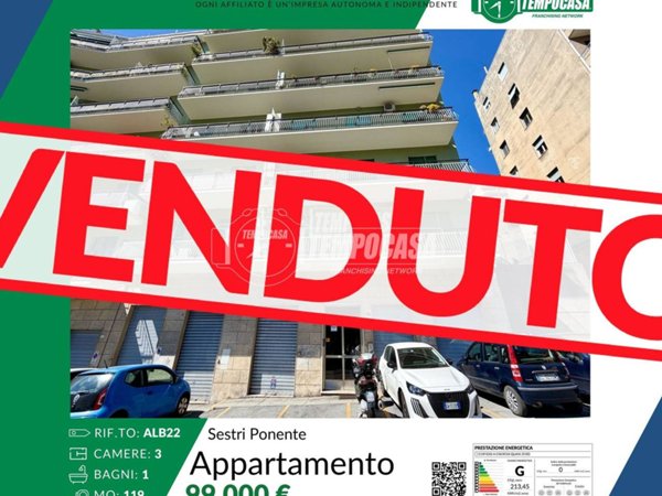 appartamento in vendita a Genova