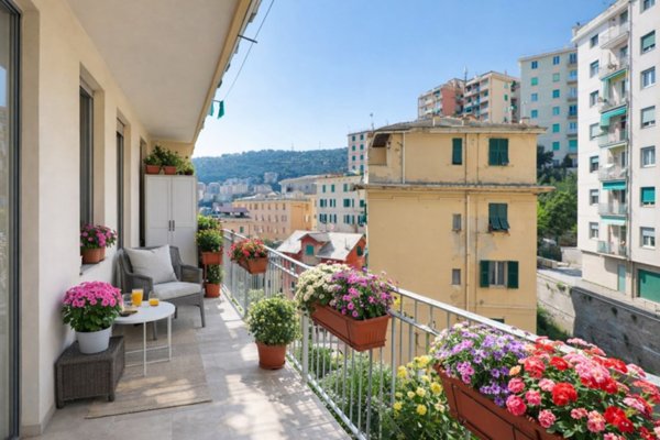 appartamento in vendita a Genova in zona Staglieno