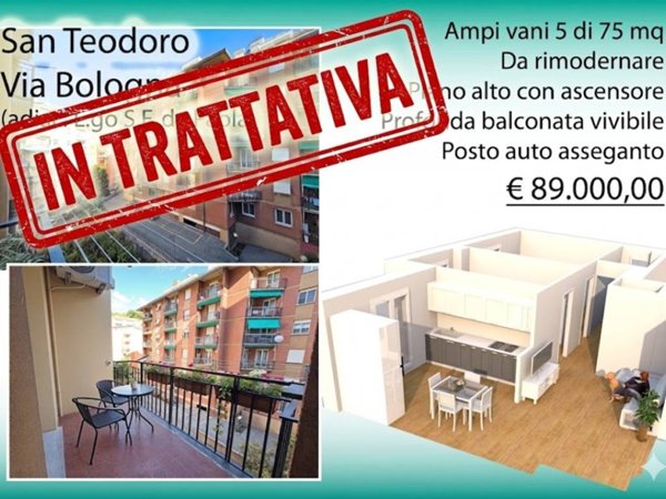 appartamento in vendita a Genova in zona San Teodoro