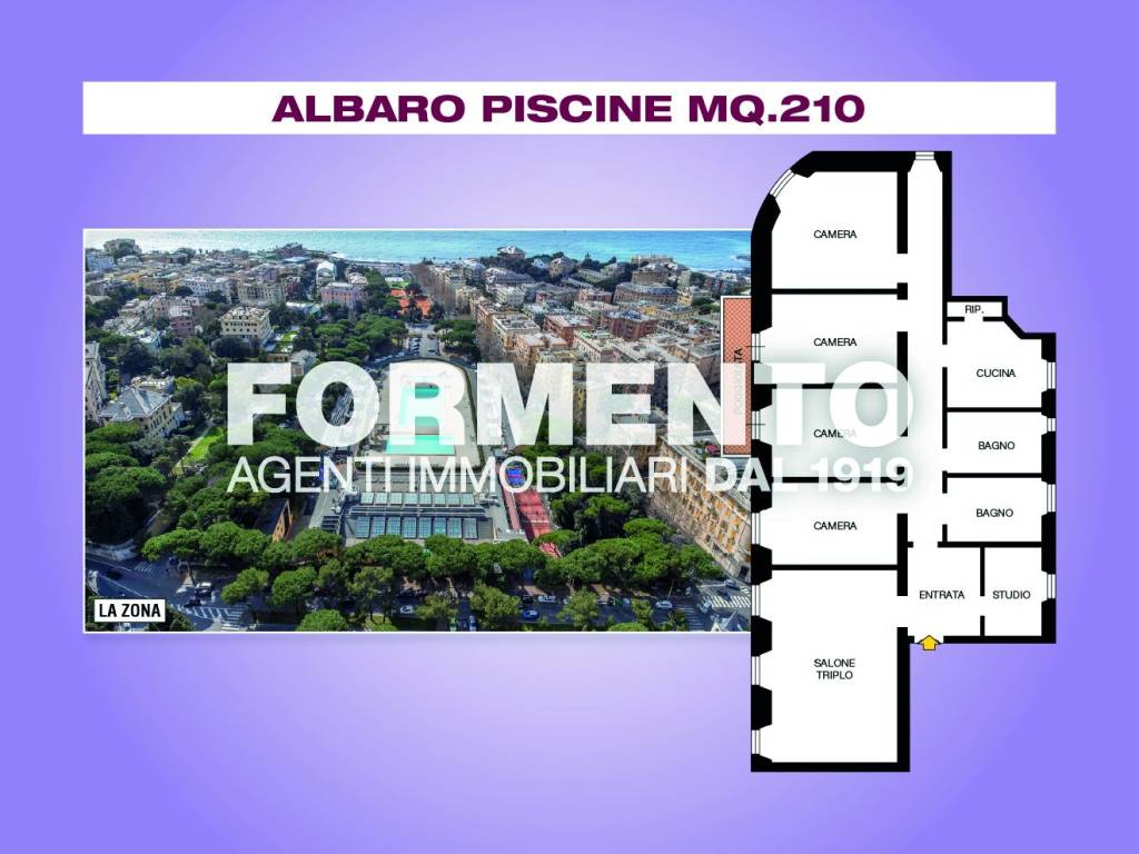 appartamento in vendita a Genova in zona Sturla