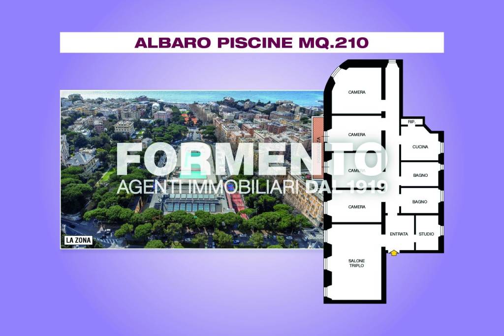 appartamento in vendita a Genova in zona Albaro