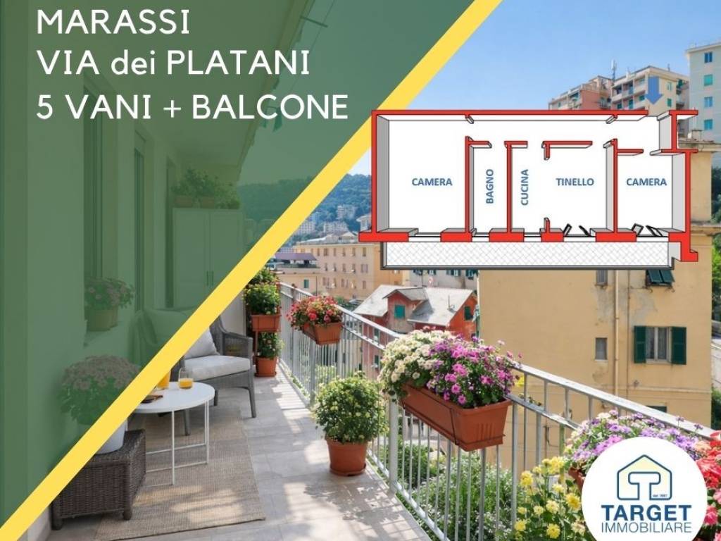 appartamento in vendita a Genova in zona Marassi