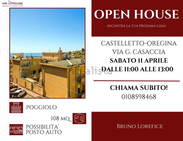 appartamento in vendita a Genova in zona Oregina