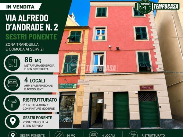 appartamento in vendita a Genova in zona Sestri Ponente