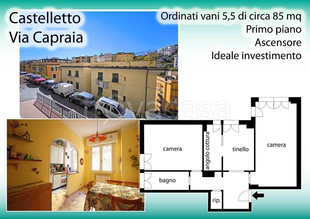 appartamento in vendita a Genova in zona Castelletto