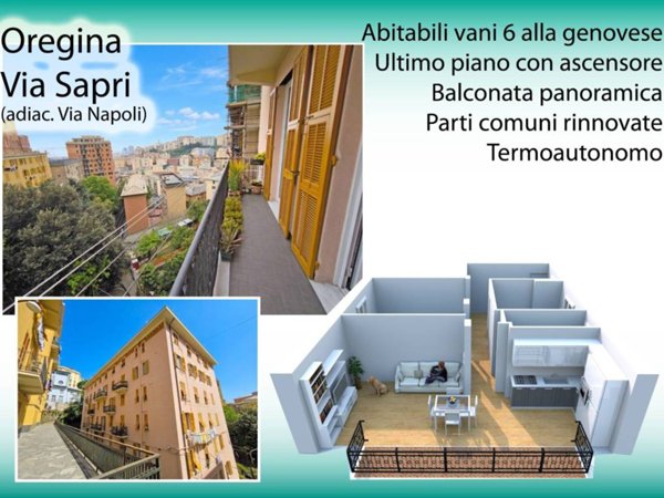 appartamento in vendita a Genova in zona Lagaccio / Granarolo