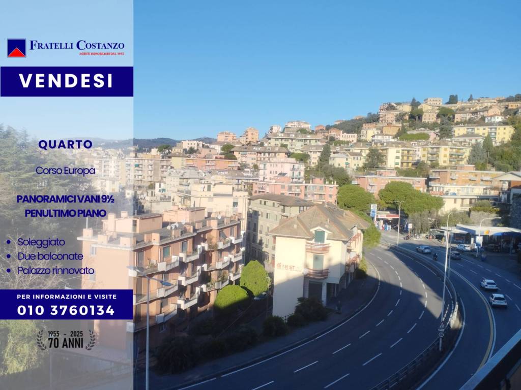 appartamento in vendita a Genova in zona Nervi