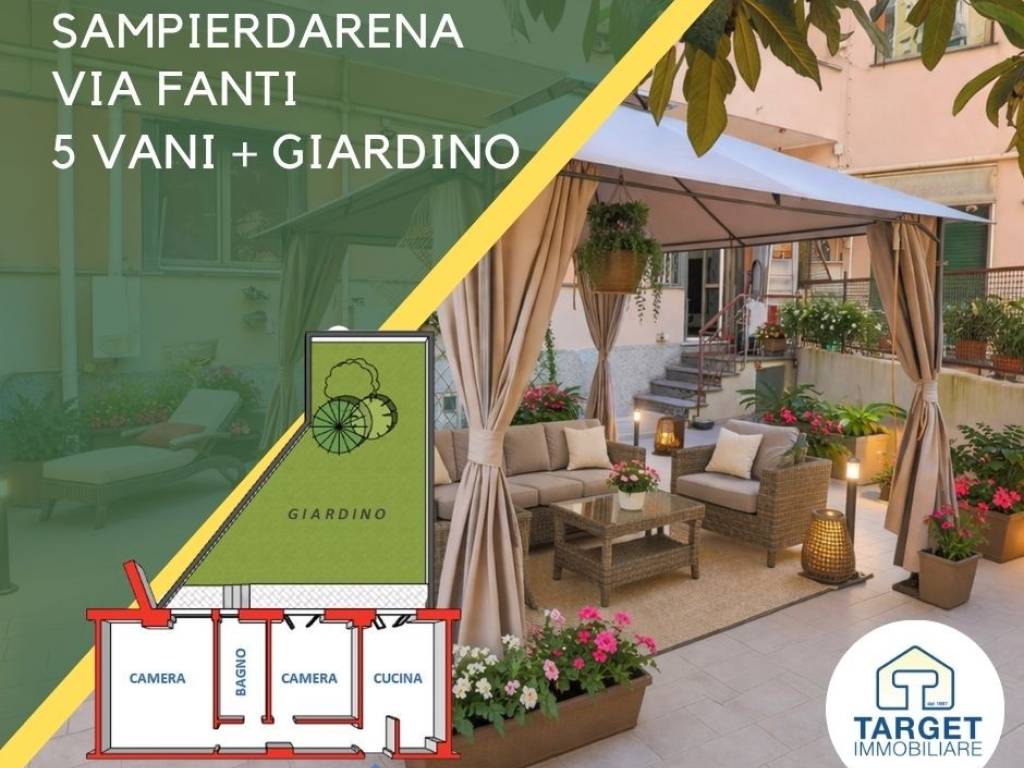 appartamento in vendita a Genova in zona Sampierdarena
