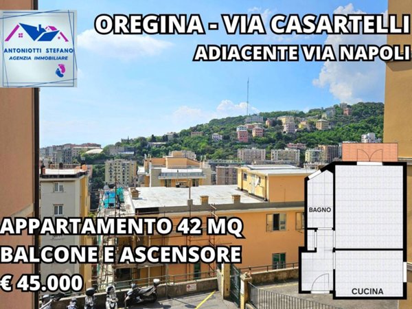 appartamento in vendita a Genova in zona Oregina