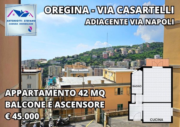 appartamento in vendita a Genova in zona Oregina