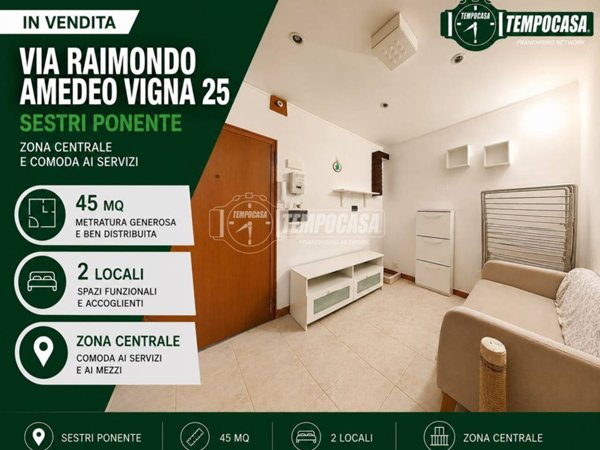 appartamento in vendita a Genova in zona Sestri Ponente