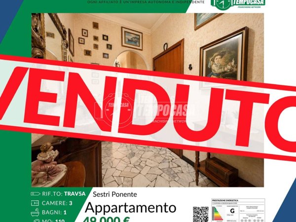 appartamento in vendita a Genova in zona Sestri Ponente