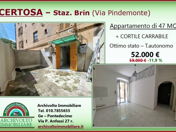 appartamento in vendita a Genova in zona Certosa