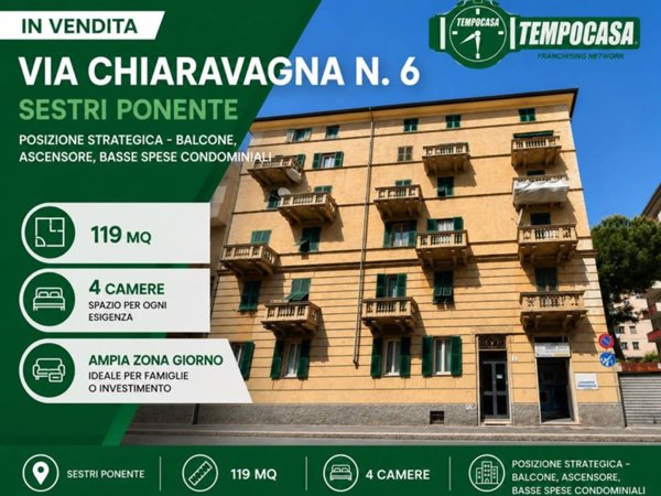 appartamento in vendita a Genova in zona Sestri Ponente