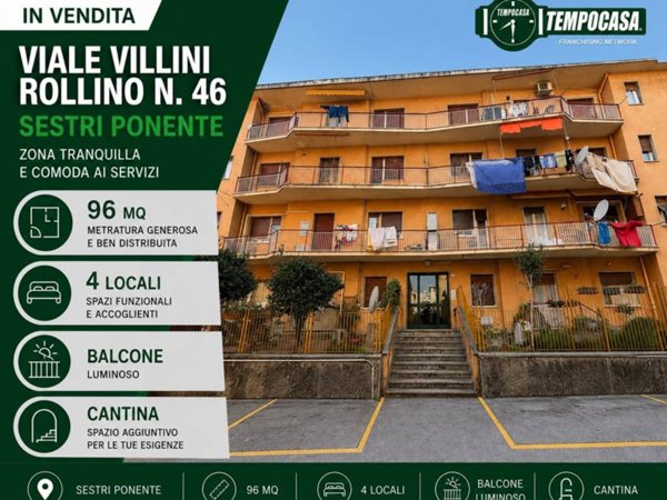 appartamento in vendita a Genova in zona Sestri Ponente