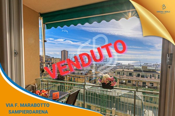 appartamento in vendita a Genova in zona Sampierdarena