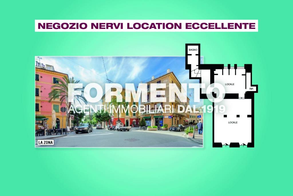 negozio in vendita a Genova in zona Nervi