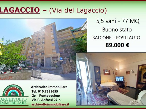 appartamento in vendita a Genova in zona Lagaccio / Granarolo