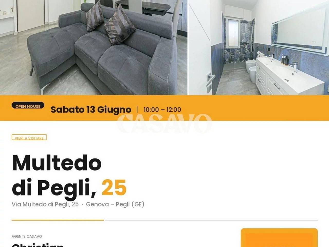 appartamento in vendita a Genova in zona Multedo