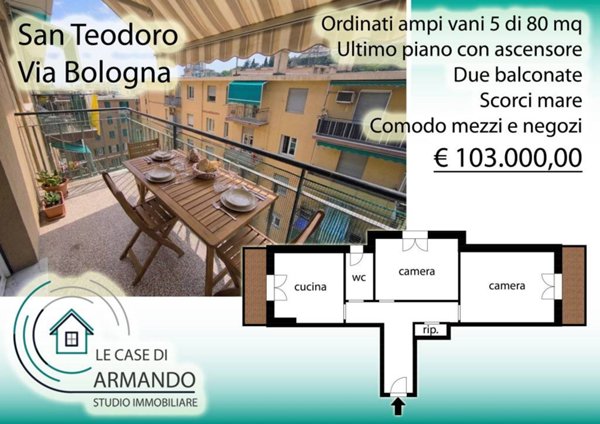 appartamento in vendita a Genova in zona San Teodoro