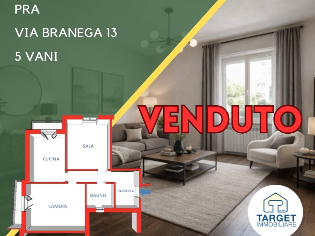 appartamento in vendita a Genova in zona Palmaro / Pra'