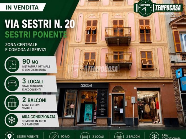 appartamento in vendita a Genova in zona Sestri Ponente