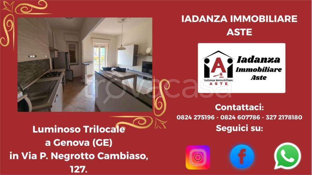 appartamento in vendita a Genova in zona Rivarolo