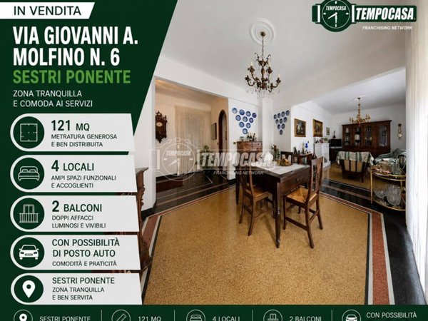 appartamento in vendita a Genova in zona Sestri Ponente