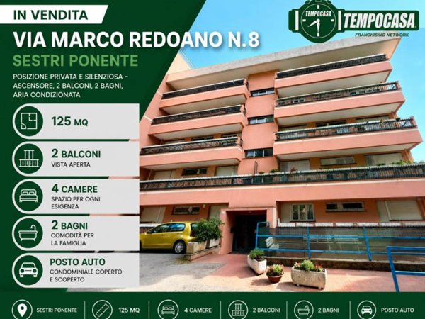 appartamento in vendita a Genova in zona Sestri Ponente
