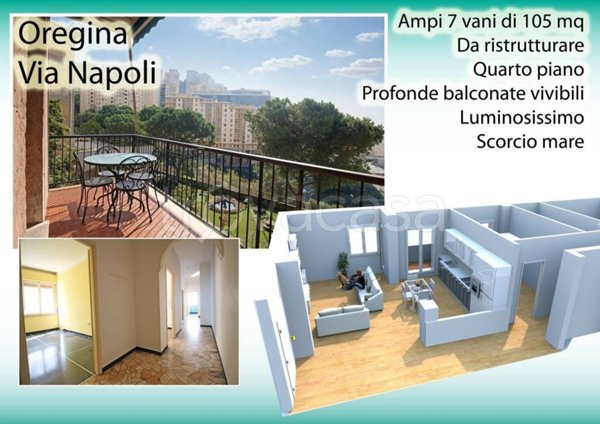 appartamento in vendita a Genova in zona Oregina