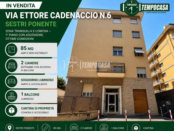 appartamento in vendita a Genova in zona Sestri Ponente