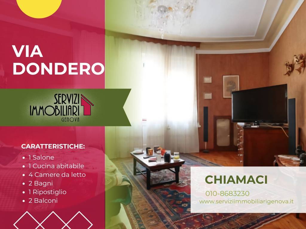 appartamento in vendita a Genova in zona Sampierdarena