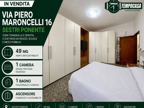 appartamento in vendita a Genova in zona Sestri Ponente