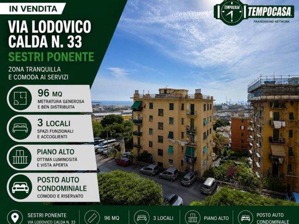 appartamento in vendita a Genova in zona Sestri Ponente