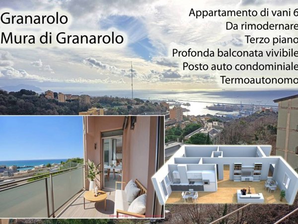 appartamento in vendita a Genova in zona Lagaccio / Granarolo