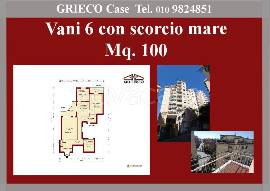 appartamento in vendita a Genova in zona Marassi