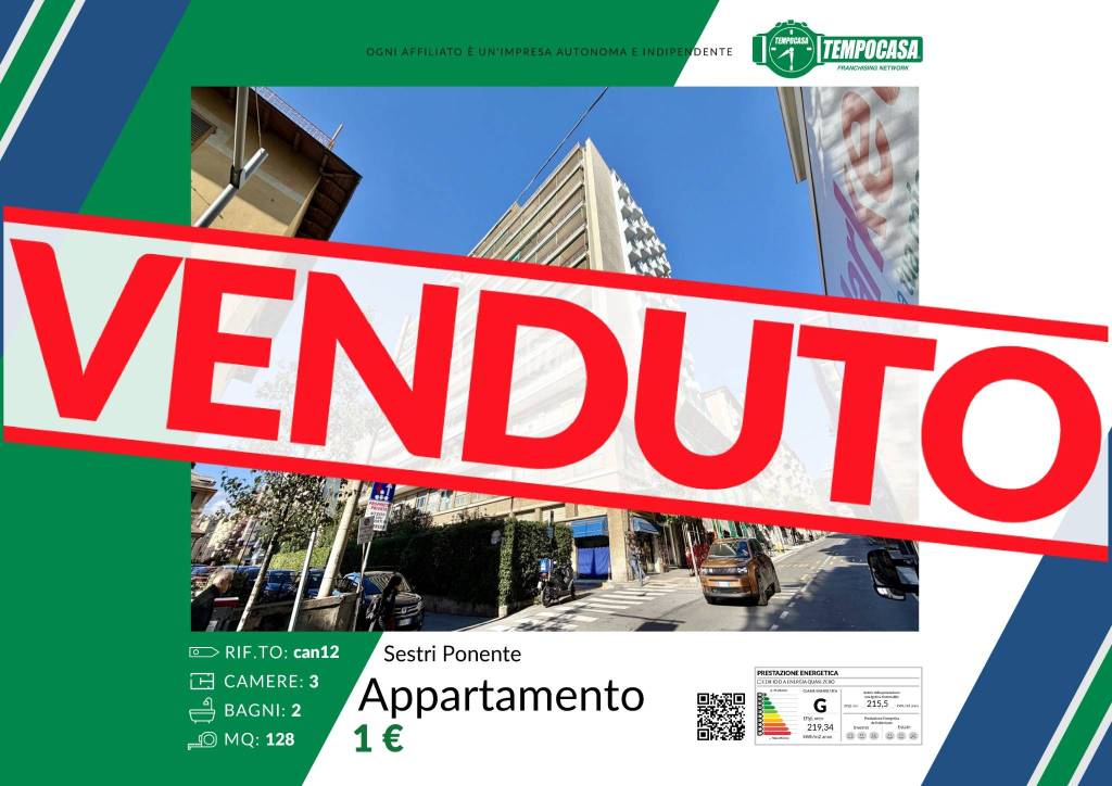 appartamento in vendita a Genova in zona Sestri Ponente