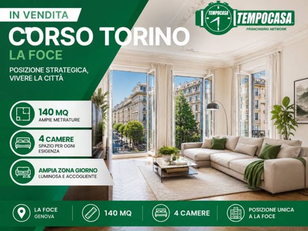 appartamento in vendita a Genova in zona Foce