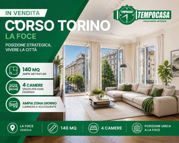 appartamento in vendita a Genova in zona Foce