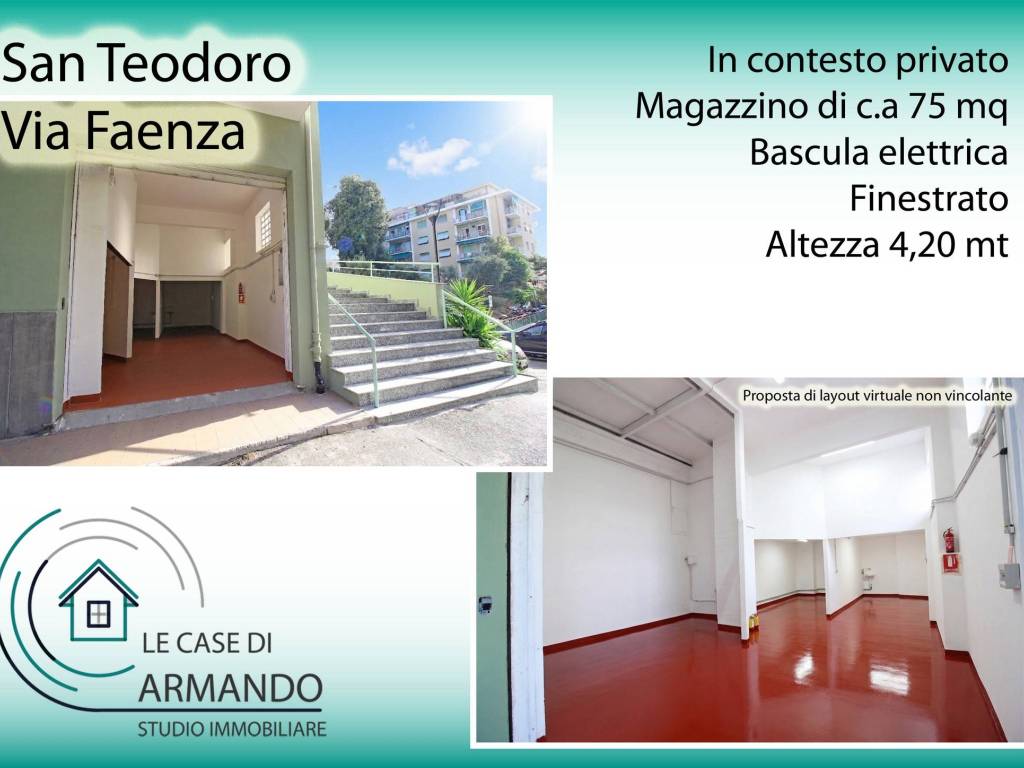 locale commerciale in vendita a Genova in zona San Teodoro