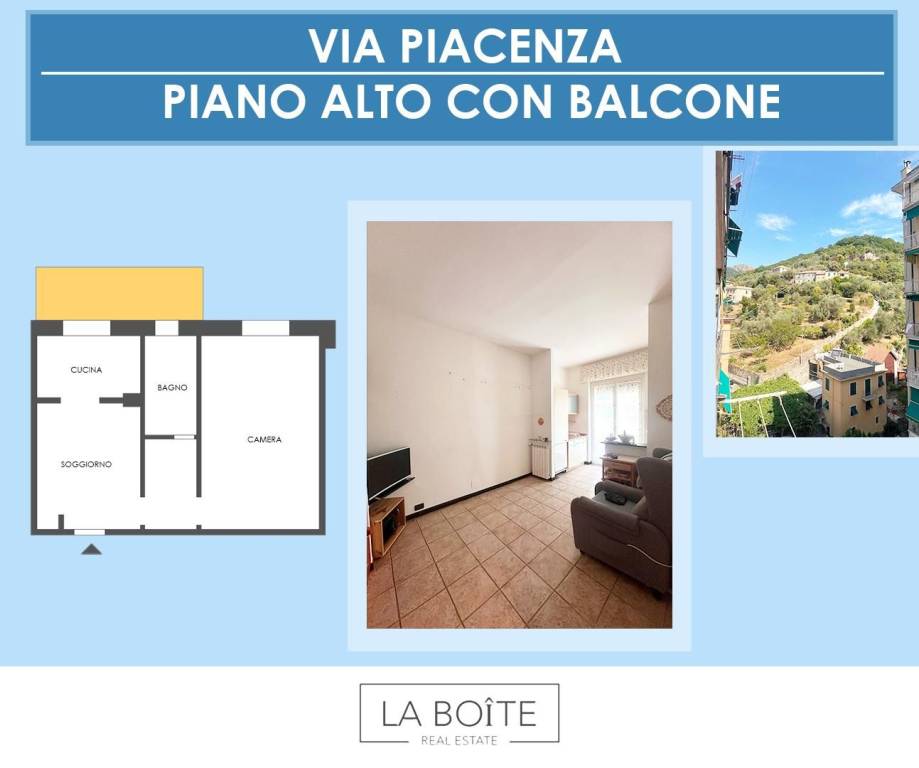appartamento in vendita a Genova in zona Molassana