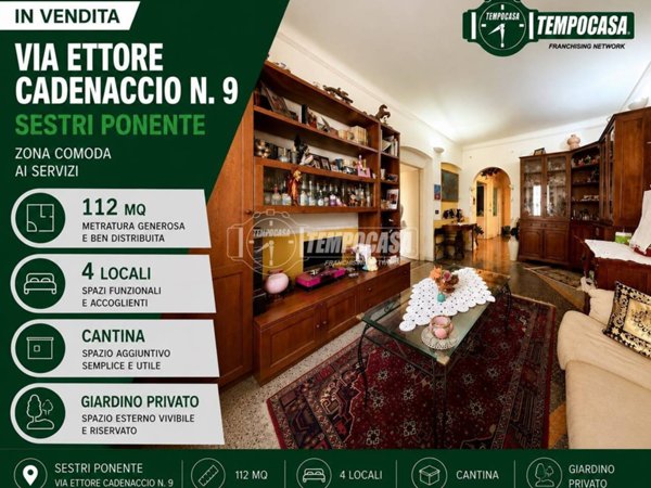 appartamento in vendita a Genova in zona Sestri Ponente