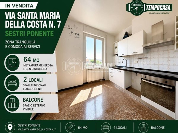 appartamento in vendita a Genova in zona Sestri Ponente