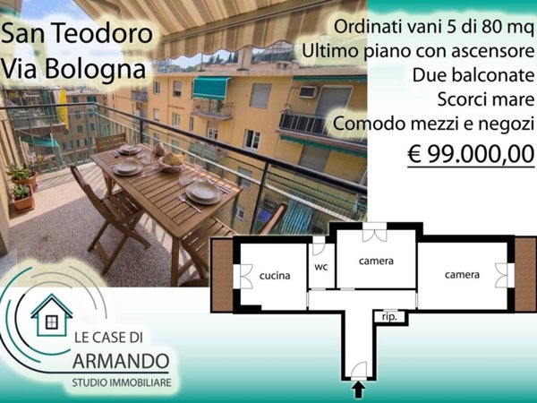 appartamento in vendita a Genova