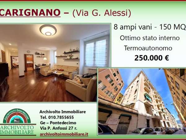 appartamento in vendita a Genova in zona Carignano