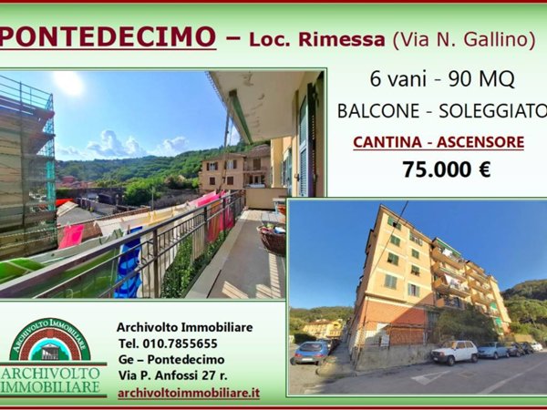 appartamento in vendita a Genova in zona Pontedecimo