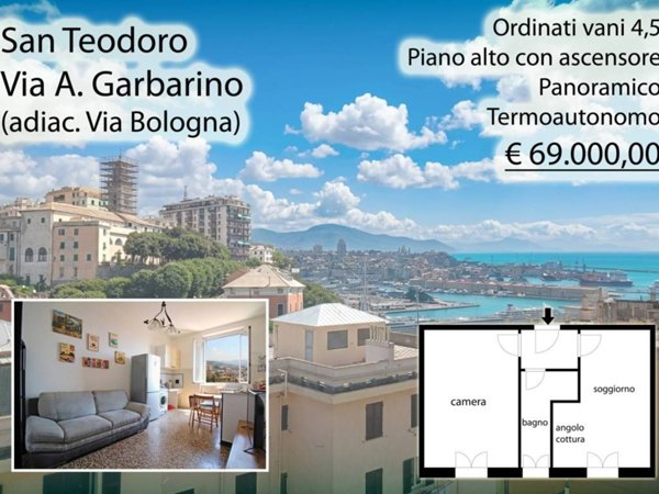 appartamento in vendita a Genova in zona San Teodoro